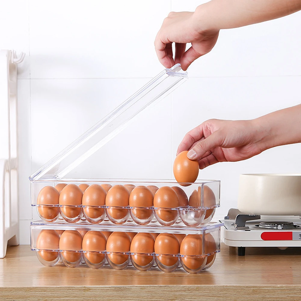 14/30 Grid Single-Layer Egg Box Basket Organizer PP Plastic Egg Food Container Storage Box Home Kitchen Transparent Case Egg Box
14/30 Grid Single-Layer Egg Box Basket Organizer PP Plastic Egg Food Container Storage Box Home Kitchen Transparent Case Egg Box