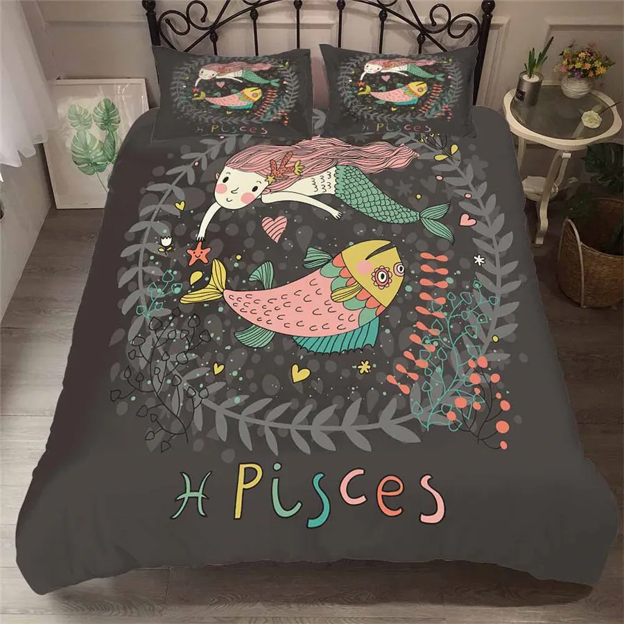 Bedding Set 3D Printed Duvet Cover Bed Set Sea Mermaid Home Textiles for Adults Lifelike Bedclothes with Pillowcase #MRY25
Bedding Set 3D Printed Duvet Cover Bed Set Sea Mermaid Home Textiles for Adults Lifelike Bedclothes with Pillowcase #MRY25