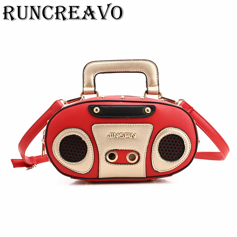 2019 Rock style Retro Radio Shape Handbags Women Shouder Bag PU Leather Women's Fashion Rivet Letter Bag Korea Punk Tote Bag
2019 Rock style Retro Radio Shape Handbags Women Shouder Bag PU Leather Women's Fashion Rivet Letter Bag Korea Punk Tote Bag