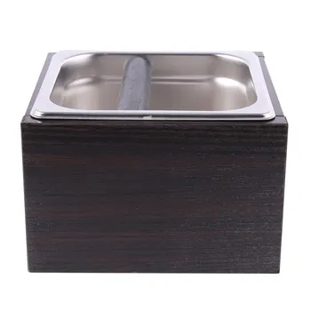Wood Trash Can Coffee Knock Box Espresso Grounds Container Residue For Barista With Handle Coffee Residue Bucket Grind Waste B
Wood Trash Can Coffee Knock Box Espresso Grounds Container Residue For Barista With Handle Coffee Residue Bucket Grind Waste B