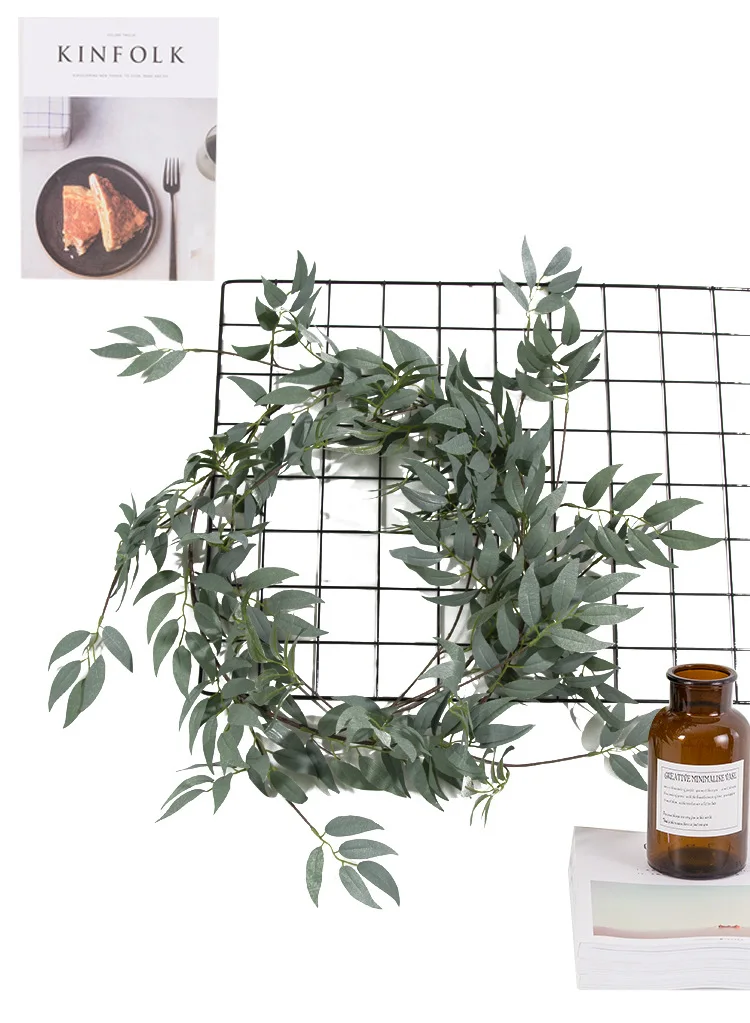 Artificial plants Willow Vine Greenery Garland Faux Rattan Wicker Twig for Jungle Home Backdrop Wedding Arch party decoration
Artificial plants Willow Vine Greenery Garland Faux Rattan Wicker Twig for Jungle Home Backdrop Wedding Arch party decoration