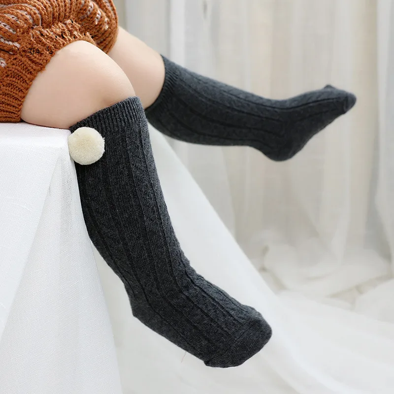 New Cotton Baby Socks with Pompom Knit Knee High Newborn Socks for Girls Boys 1 Paira
New Cotton Baby Socks with Pompom Knit Knee High Newborn Socks for Girls Boys 1 Paira