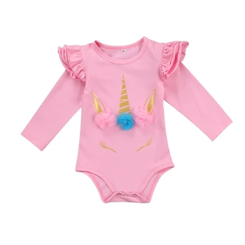 Fashion Unicorn Body Baby Girls Long Flying Sleeve Bodysuit Cotton Casual Clothes Outfits Age 0-18M
Fashion Unicorn Body Baby Girls Long Flying Sleeve Bodysuit Cotton Casual Clothes Outfits Age 0-18M