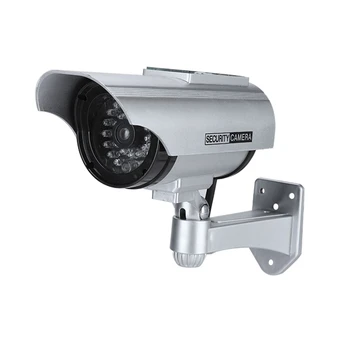 Solar Powered Fake Camera Outdoor CCTV Surveillance Security Camera LED Record camaras de seguridad
Solar Powered Fake Camera Outdoor CCTV Surveillance Security Camera LED Record camaras de seguridad