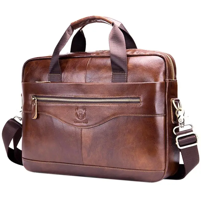 BULLCAPTAIN Genuine Leather Men'S Briefcase Vintage Business Computer Bag Fashion Messenger Bags Man Shoulder Bag Postman Male
BULLCAPTAIN Genuine Leather Men'S Briefcase Vintage Business Computer Bag Fashion Messenger Bags Man Shoulder Bag Postman Male