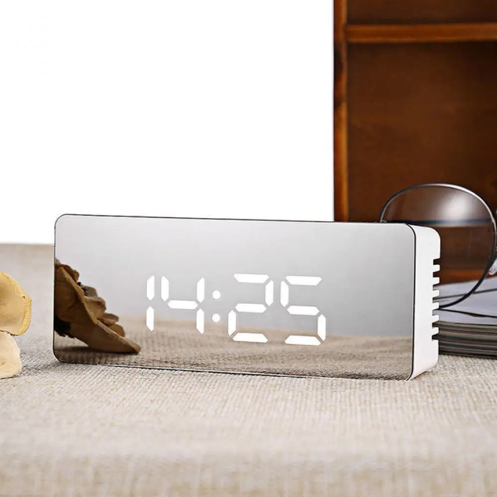 Multifunction LED Mirror Alarm Clock Digital Clock Snooze Display Time Night Led Light Table Desktop Alarm Clock Despertador
Multifunction LED Mirror Alarm Clock Digital Clock Snooze Display Time Night Led Light Table Desktop Alarm Clock Despertador