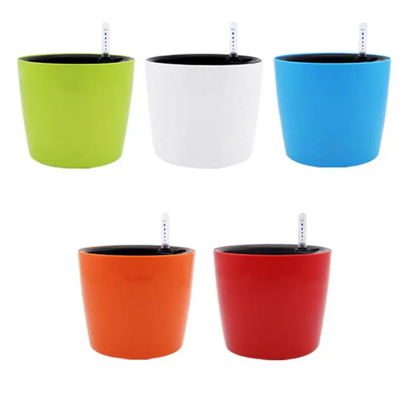 1 PC Foolproof Eco-friendly Non-toxic Water Display Plastic Self-watering Herb Planter Flower Plant pots for Decoration Garden
1 PC Foolproof Eco-friendly Non-toxic Water Display Plastic Self-watering Herb Planter Flower Plant pots for Decoration Garden