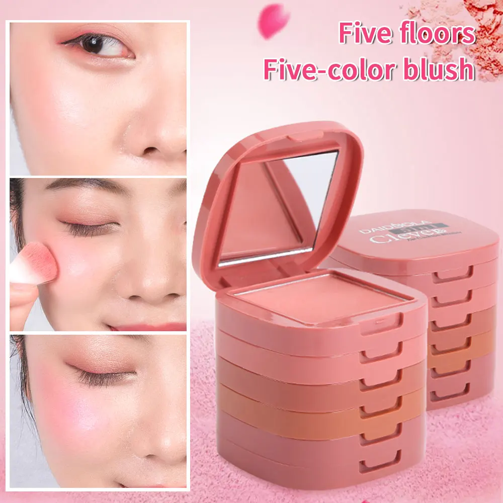 5 Colors Blusher Palette Make Up Face Baked Cheek Blusher Texture Professional Bronzer Contouring Powder Beauty Blusher Brush
5 Colors Blusher Palette Make Up Face Baked Cheek Blusher Texture Professional Bronzer Contouring Powder Beauty Blusher Brush