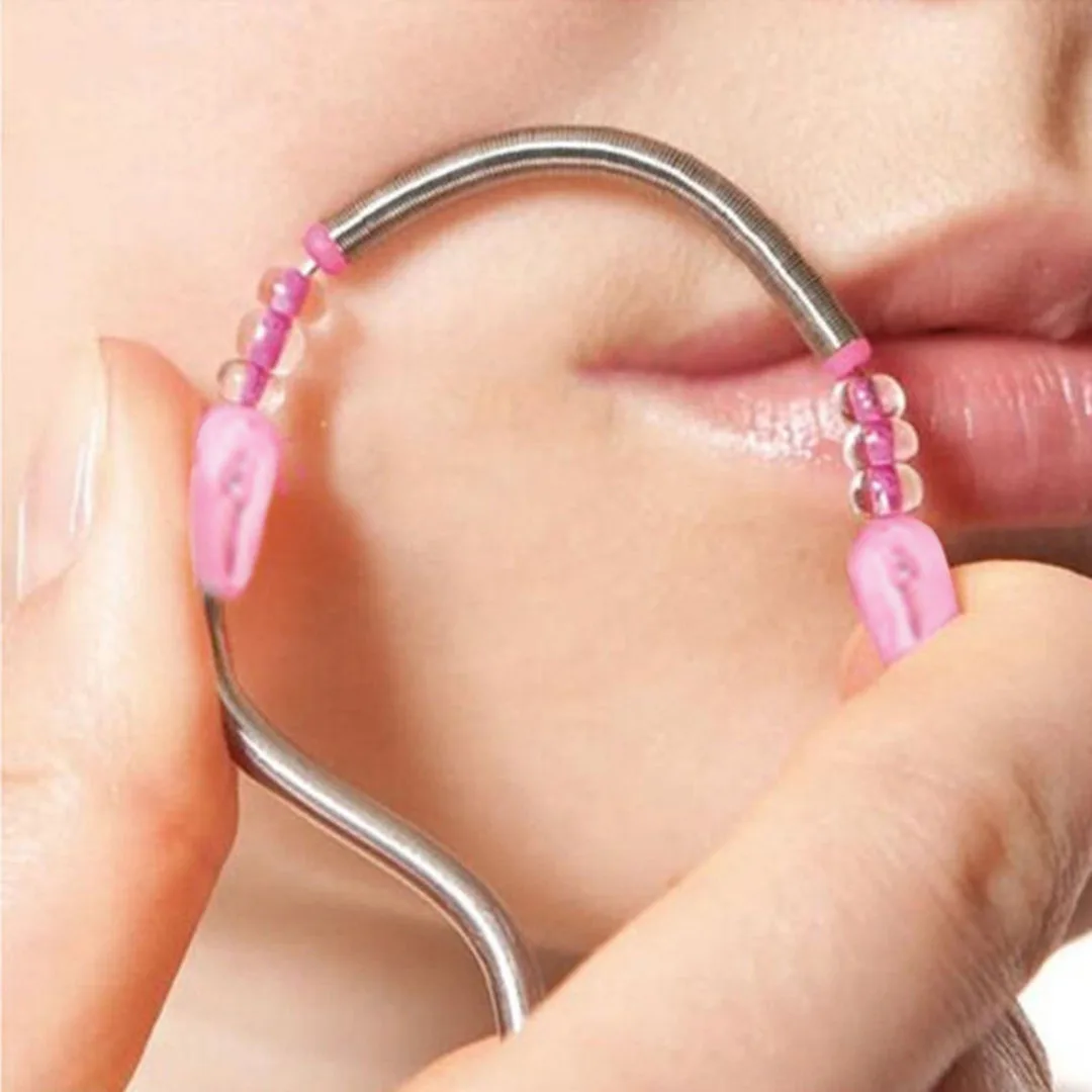 Shellhard 1pc Plastic Handheld Facial Hair Remover Threading Safety Epilator Face Facial Hair Spring Remover Home Beauty Tool
Shellhard 1pc Plastic Handheld Facial Hair Remover Threading Safety Epilator Face Facial Hair Spring Remover Home Beauty Tool