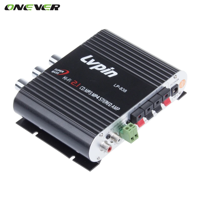 Car Motorcycle Amplificada Amplifier 12V Mini Hi-Fi Amplifier Subwoofer Booster Radio MP3 Channel High Quality Stereo Sound
Car Motorcycle Amplificada Amplifier 12V Mini Hi-Fi Amplifier Subwoofer Booster Radio MP3 Channel High Quality Stereo Sound