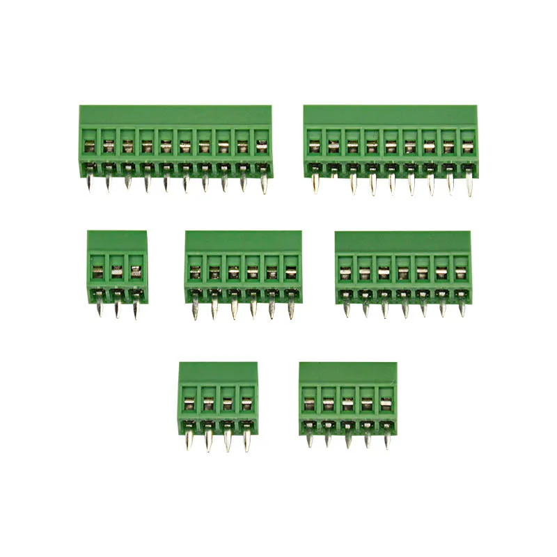10Pcs PCB Universal Screw Terminal Blocks Connector 2.54MM Pitch PCB Mount Screws 2P-10P
10Pcs PCB Universal Screw Terminal Blocks Connector 2.54MM Pitch PCB Mount Screws 2P-10P