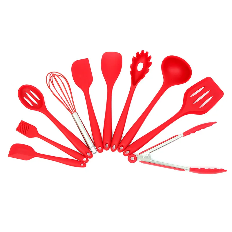 Silicone Non-stick Cooking Utensils Tools Set Heat Resistant Spoon Spatula Egg Beaters Kitchen Dinnerware Gadgets Accessories
Silicone Non-stick Cooking Utensils Tools Set Heat Resistant Spoon Spatula Egg Beaters Kitchen Dinnerware Gadgets Accessories