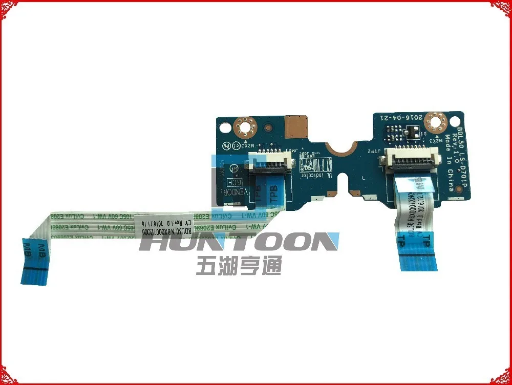 High quality Genuine BDL50 LS-D701P for HP 15-B 15-BN070WM series touchpad Board with cable 100% Fully Tested
High quality Genuine BDL50 LS-D701P for HP 15-B 15-BN070WM series touchpad Board with cable 100% Fully Tested