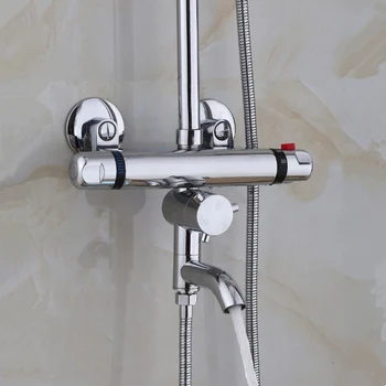 2018 Rushed Brass Three Ways For Thermostatic Faucet Shower Bath Cold And Hot Water Mixer Short Nose Double Handle Tap
2018 Rushed Brass Three Ways For Thermostatic Faucet Shower Bath Cold And Hot Water Mixer Short Nose Double Handle Tap