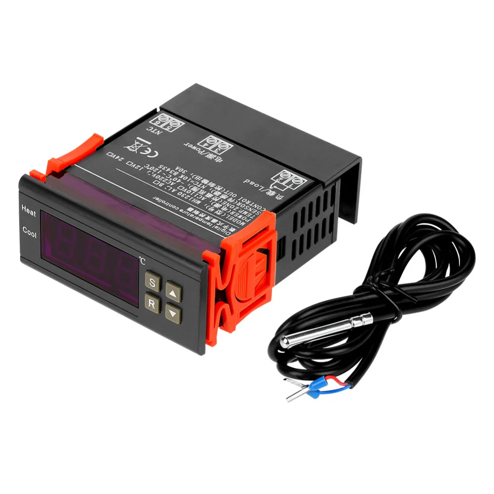 30A MH1230A AC220V Digital Temperature Controller Refrigeration Heating Regulator Adjustable
30A MH1230A AC220V Digital Temperature Controller Refrigeration Heating Regulator Adjustable