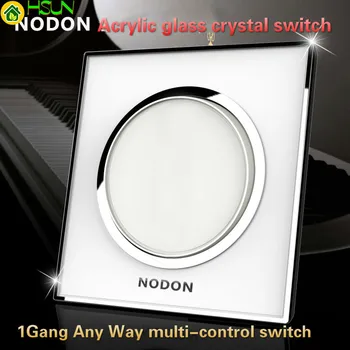 Acrylic glass crystal switch panel round midway 1 Gang Any Way multi-control switch
Acrylic glass crystal switch panel round midway 1 Gang Any Way multi-control switch