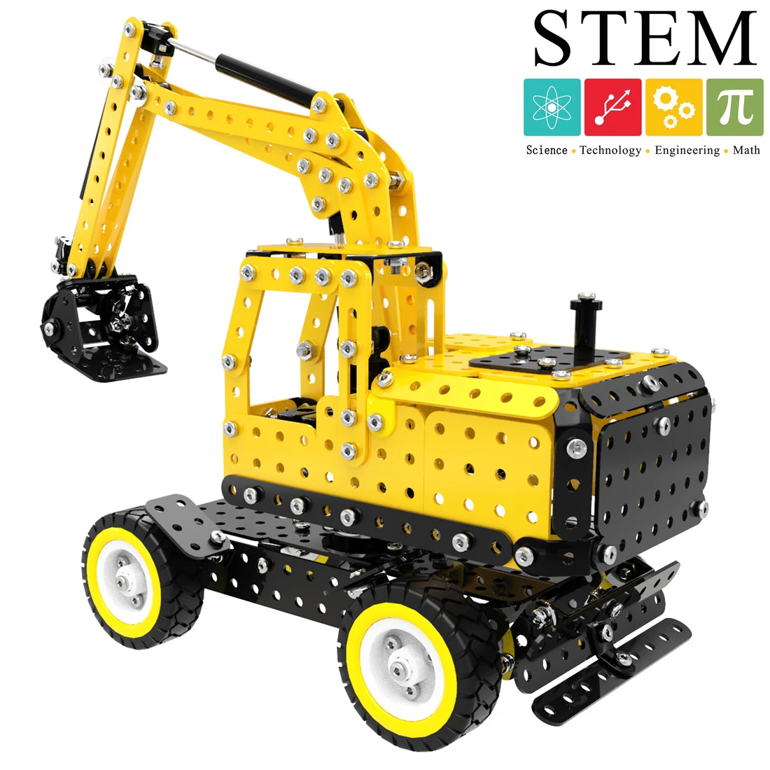 502Pcs Excavator Shape DIY Stainless Steel Metal Building Block Kit Educational Steam Stem Toys Stacking Blocks For Kids Boys
502Pcs Excavator Shape DIY Stainless Steel Metal Building Block Kit Educational Steam Stem Toys Stacking Blocks For Kids Boys