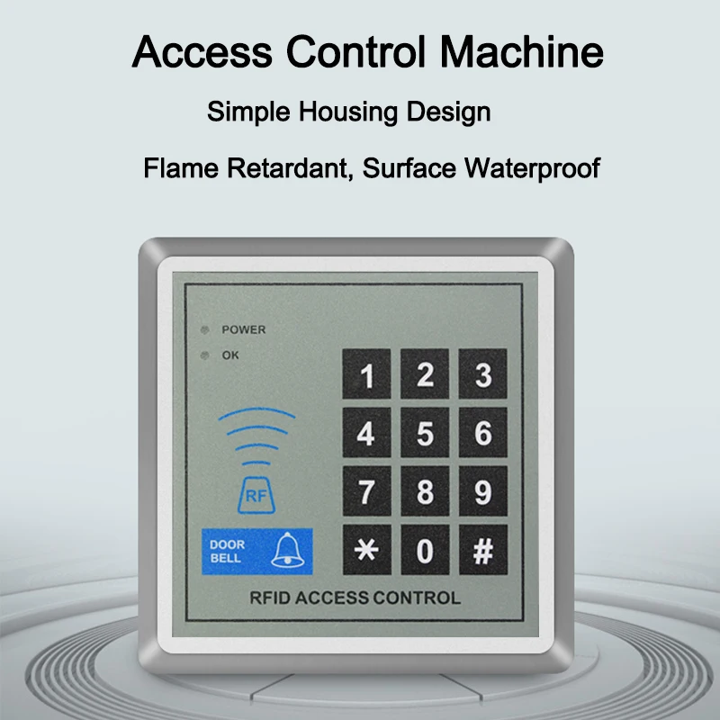 Access Control RFID Lock System Keypad Doorbell Digital Panel Card Reader For Door Access Control System Security Door Lock
Access Control RFID Lock System Keypad Doorbell Digital Panel Card Reader For Door Access Control System Security Door Lock