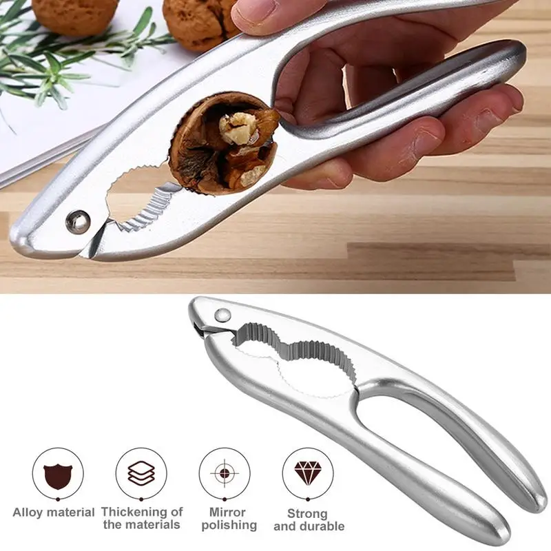 Zinc Alloy Nutcracker Sheller Crack Almond Walnut Pecan Hazelnut Seafood Nut Kitchen Nut Sheller Clip Tool Clamp Plier Cracker
Zinc Alloy Nutcracker Sheller Crack Almond Walnut Pecan Hazelnut Seafood Nut Kitchen Nut Sheller Clip Tool Clamp Plier Cracker