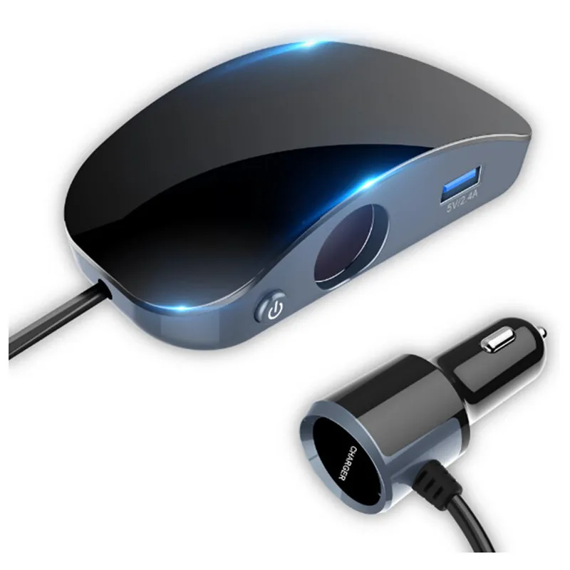 BC22 Muti-Directional Car Charger Lighter Socket With All Around USB Charging Triple-faced Socket Digital LED Display
BC22 Muti-Directional Car Charger Lighter Socket With All Around USB Charging Triple-faced Socket Digital LED Display