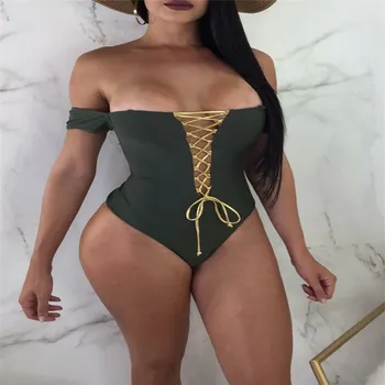 Trendy Sexy Women clothes solid off shoulder slim casual Bodysuit sleeveless polyester Bandage Jumpsuits One-Pieces
Trendy Sexy Women clothes solid off shoulder slim casual Bodysuit sleeveless polyester Bandage Jumpsuits One-Pieces