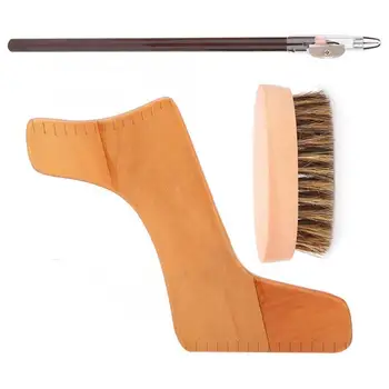 Men Beard Shaping Tools Kit Mustache Styling Template + Pen + Grooming Brush Shampoo Brush
Men Beard Shaping Tools Kit Mustache Styling Template + Pen + Grooming Brush Shampoo Brush