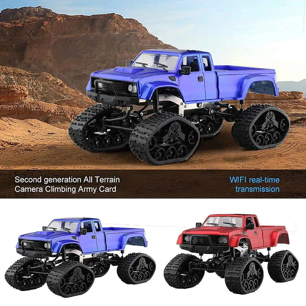 4WD Four Wheel Drive Car Truck 1:18 2.4GHz Red/Blue Remote Control Race Car RC Crawler Off-road Car Buggy Moving Vehicles
4WD Four Wheel Drive Car Truck 1:18 2.4GHz Red/Blue Remote Control Race Car RC Crawler Off-road Car Buggy Moving Vehicles