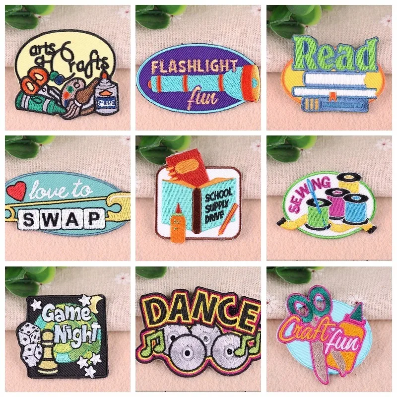 High-quality Drawing tools Patches for Clothes Iron Drawing board Flashlight scissors Embroidery Book Patch Coat Diy Decor
High-quality Drawing tools Patches for Clothes Iron Drawing board Flashlight scissors Embroidery Book Patch Coat Diy Decor