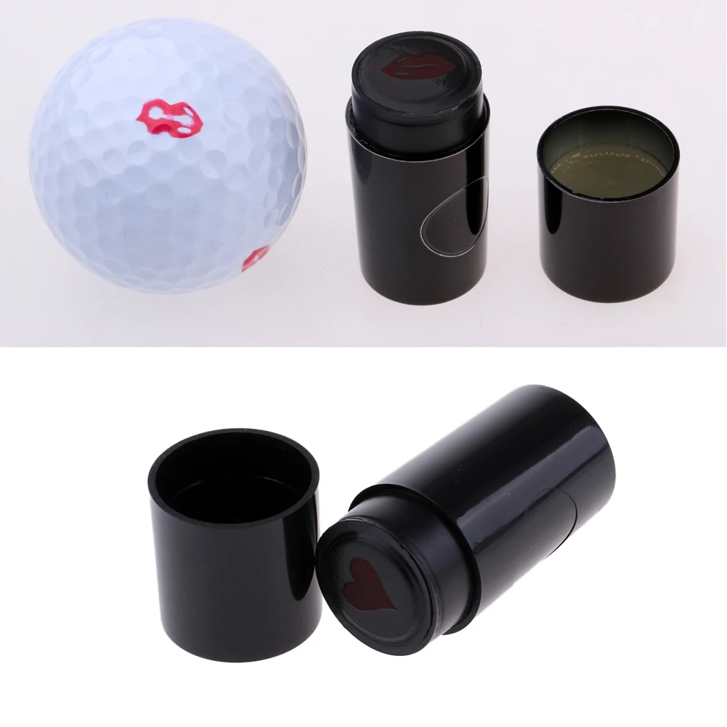 MagiDeal 2Pcs Colorfast Quick-dry Golf Ball Stamper Stamp Marker with Heart & Lips Shape
MagiDeal 2Pcs Colorfast Quick-dry Golf Ball Stamper Stamp Marker with Heart & Lips Shape