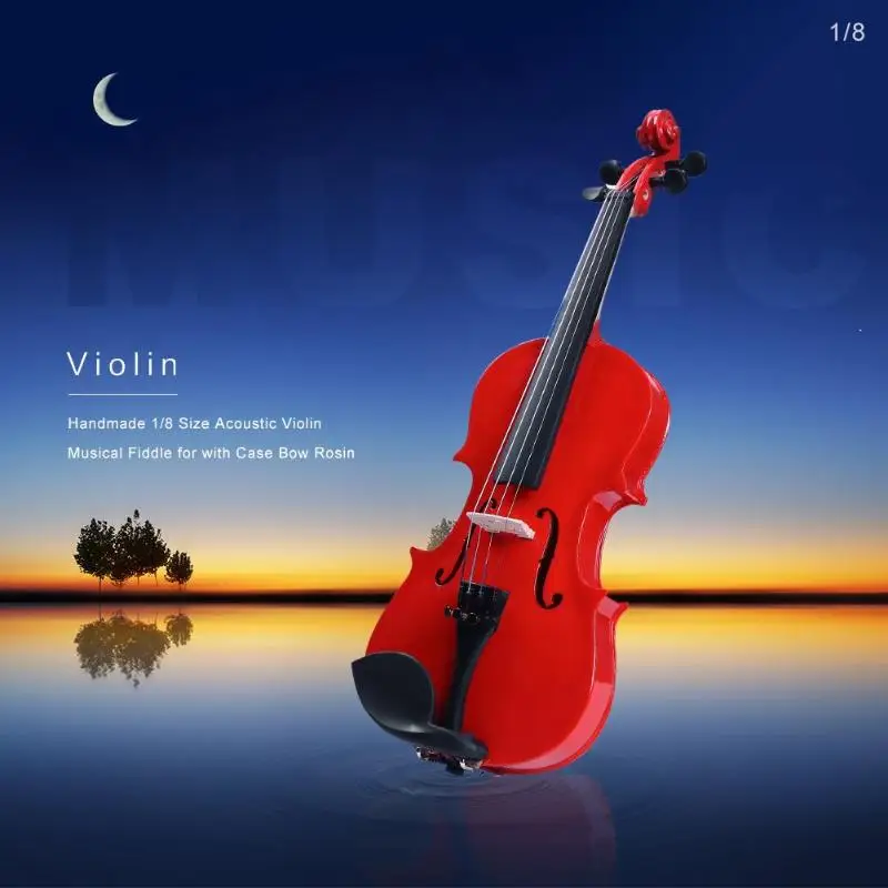 2019 Beautiful Handmade 1/8 Size Acoustic Violin Musical Fiddle for with Case Bow Rosin high-end accessories popular workmanship
2019 Beautiful Handmade 1/8 Size Acoustic Violin Musical Fiddle for with Case Bow Rosin high-end accessories popular workmanship