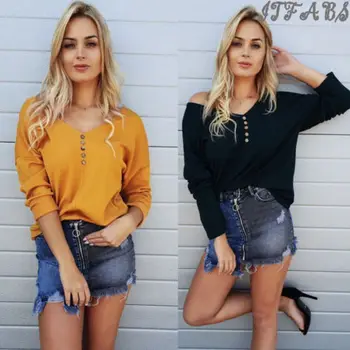 Women Loose Button Knitted Sweater Long Sleeve Crochet Female Pullovers Buttons Sweater Women Pullovers
Women Loose Button Knitted Sweater Long Sleeve Crochet Female Pullovers Buttons Sweater Women Pullovers
