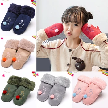 LNRRABC 2018 new 1Pair Embroidery Korean version Mittens Lovely Gloves Hairball Children Cartoon Rabbit Keep warm Suede
LNRRABC 2018 new 1Pair Embroidery Korean version Mittens Lovely Gloves Hairball Children Cartoon Rabbit Keep warm Suede