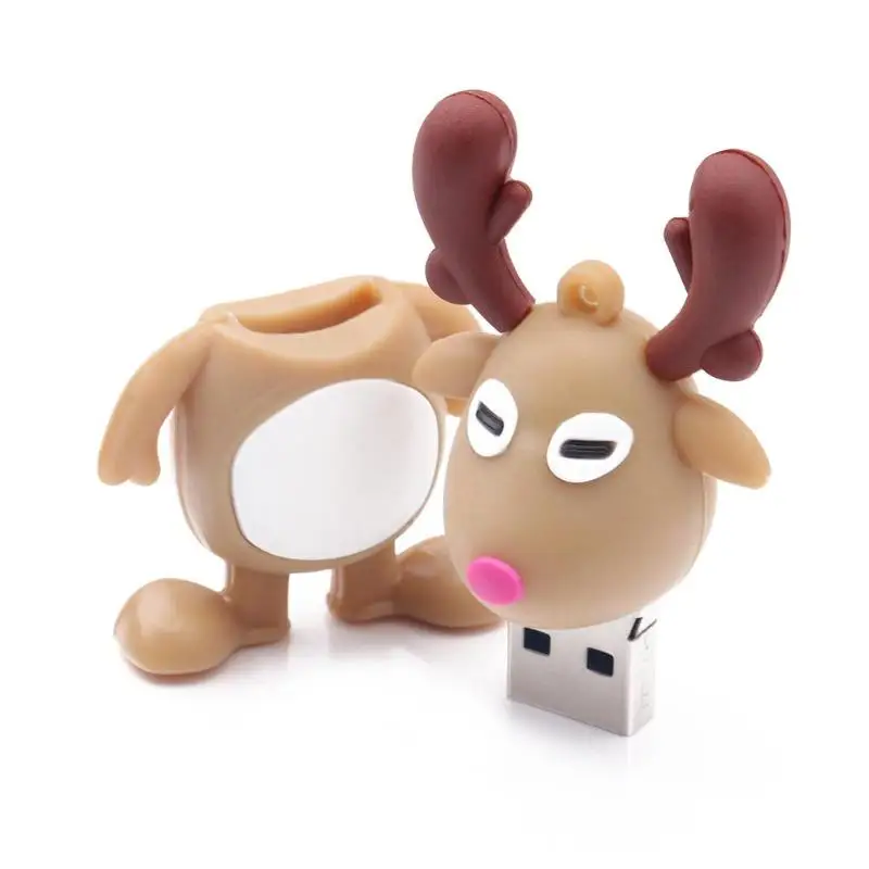 USB 2.0 Flash Drive 16GB 8GB 4GB Cartoon Christmas Elk Deer Model Mini USB2.0 Memory Stick Storage U Disk Memory Stick Pen Drive
USB 2.0 Flash Drive 16GB 8GB 4GB Cartoon Christmas Elk Deer Model Mini USB2.0 Memory Stick Storage U Disk Memory Stick Pen Drive