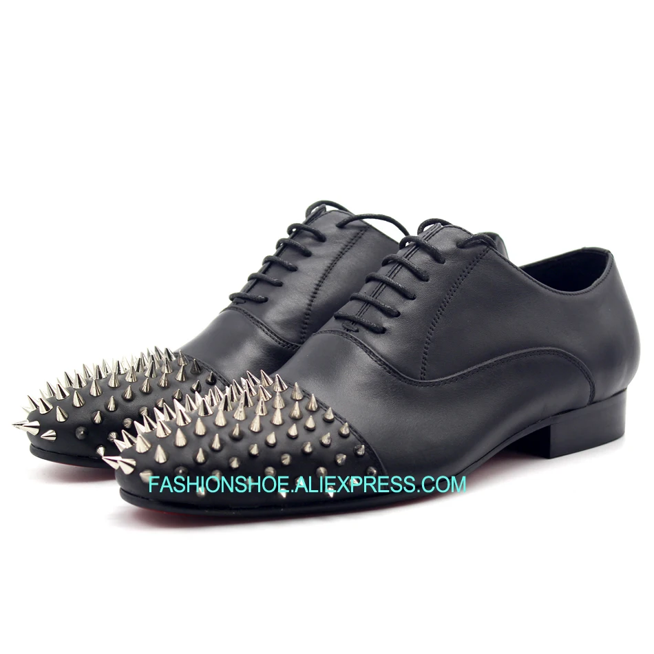Fashion Hot 2019 Top Quality Spike Rivets Formal Business Shoes Flat heel Mens Dress Shoes
Fashion Hot 2019 Top Quality Spike Rivets Formal Business Shoes Flat heel Mens Dress Shoes