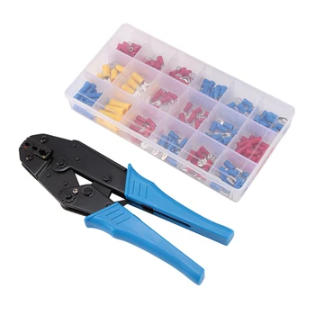 175 pcs Crimping Pliers Connector Plugs High Precision Clamp Set Crimping Pliers Cable Lugs Set Tubular Terminal Crimping Tools
175 pcs Crimping Pliers Connector Plugs High Precision Clamp Set Crimping Pliers Cable Lugs Set Tubular Terminal Crimping Tools
