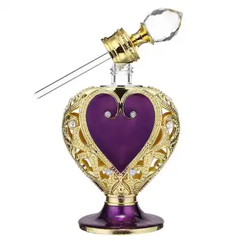 12ml Vintage Storage Bottles Crystal Metal Perfume Bottle Purple Heart Glass Essential Oil Bottles Dispenser Collectibles Gifts
12ml Vintage Storage Bottles Crystal Metal Perfume Bottle Purple Heart Glass Essential Oil Bottles Dispenser Collectibles Gifts