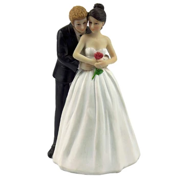 "Yes to the Rose" Wedding Cake Decoration Custom Bride & Groom Couple Figurine Wedding Cake Topper
"Yes to the Rose" Wedding Cake Decoration Custom Bride & Groom Couple Figurine Wedding Cake Topper