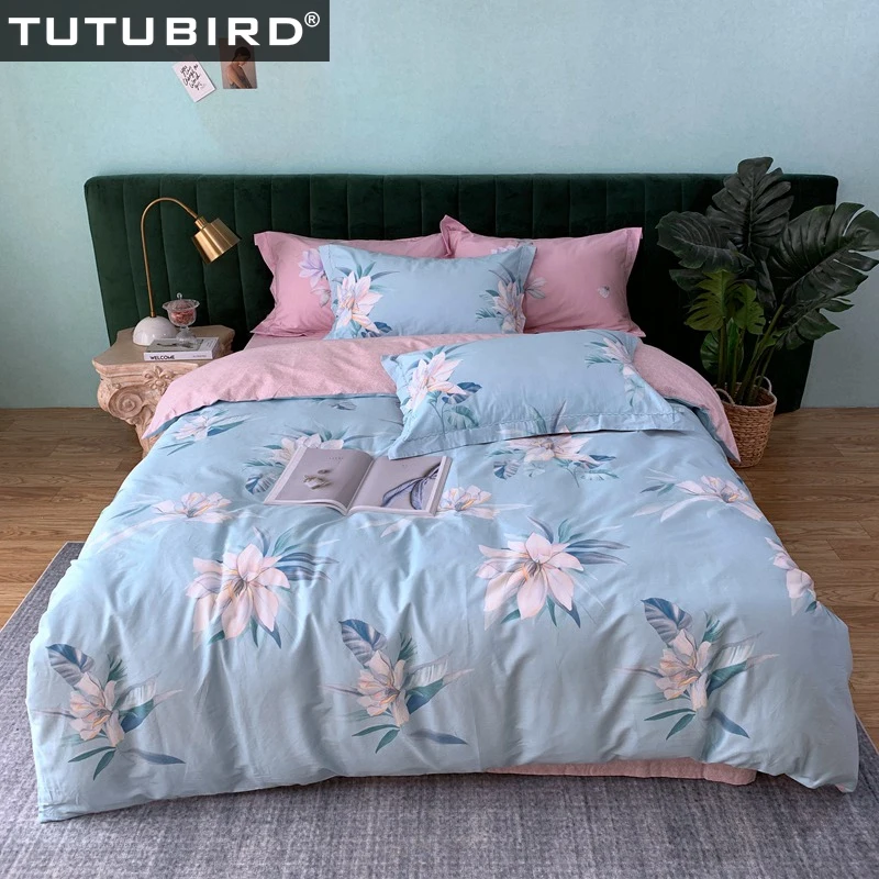 100% Cotton floral bedding set blue pink princess bedspread duvet covers pastoral duvet bed linen sheet pillowcase 4pcs for girl
100% Cotton floral bedding set blue pink princess bedspread duvet covers pastoral duvet bed linen sheet pillowcase 4pcs for girl