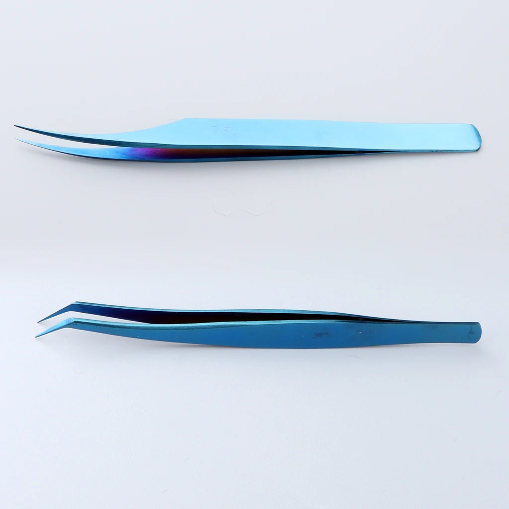 2x Titanium Steel Curved Eyelash Extension Tweezers Applicator Cosmetic Tool,Size: Approx.Length: 12.5 cm/4.92 inch
2x Titanium Steel Curved Eyelash Extension Tweezers Applicator Cosmetic Tool,Size: Approx.Length: 12.5 cm/4.92 inch