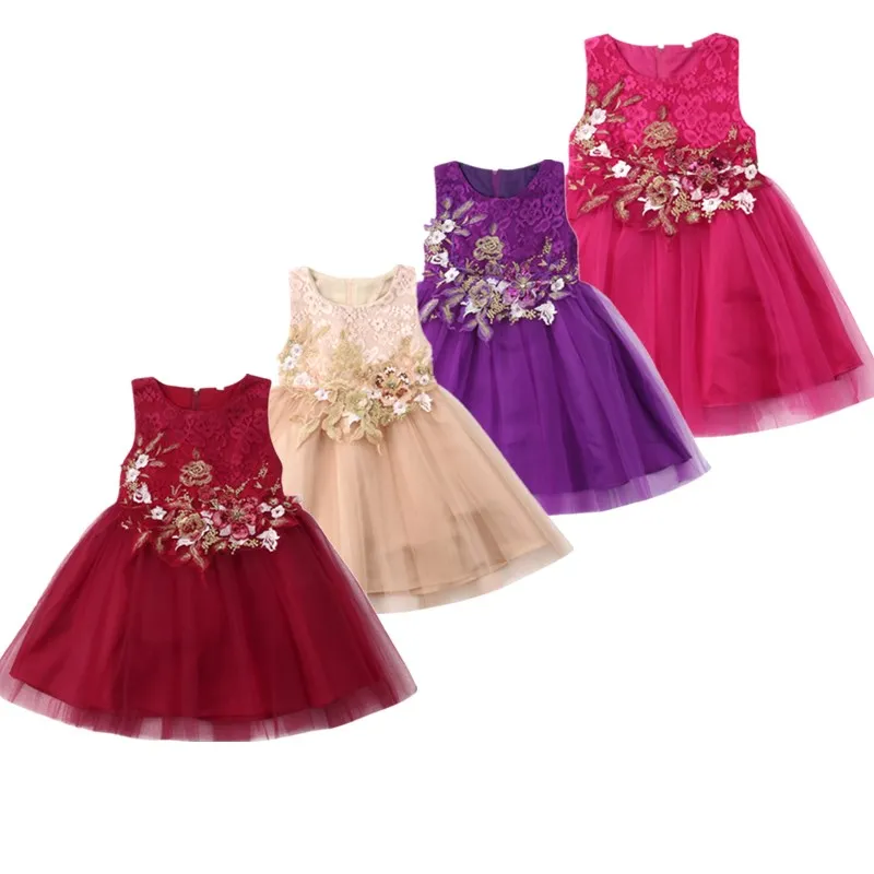 New Arrivels Flower Kids Girl Embroidered Dress Summer Lace Bridesmaid Wedding Pageant Prom Party Dress
New Arrivels Flower Kids Girl Embroidered Dress Summer Lace Bridesmaid Wedding Pageant Prom Party Dress