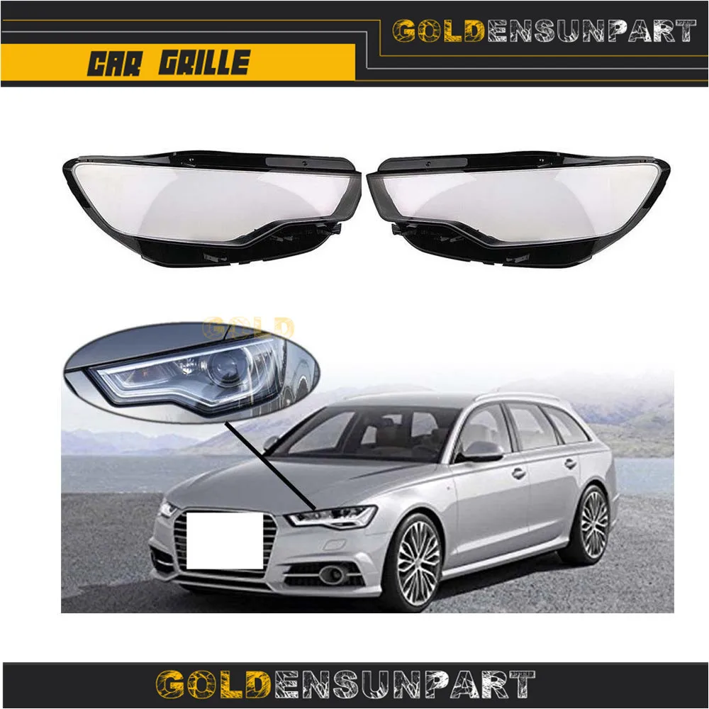 Car Left and Right Front Kit Cover Lens Headlights Fit FOR Audi A6 C7 2016-2017 2pcs/set
Car Left and Right Front Kit Cover Lens Headlights Fit FOR Audi A6 C7 2016-2017 2pcs/set