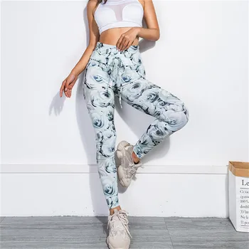 Ladies Casual Slim Skinny Stretch Pencil Trousers Women Fitness Floral Print High Waist Pants
Ladies Casual Slim Skinny Stretch Pencil Trousers Women Fitness Floral Print High Waist Pants