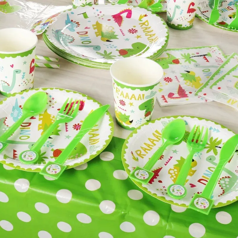 Jungle Paper Plates Dinosaur Napkin Cups Disposable Tableware Boy Birthday Party Decoration Kids Jurassic World Fiesta Supplies
Jungle Paper Plates Dinosaur Napkin Cups Disposable Tableware Boy Birthday Party Decoration Kids Jurassic World Fiesta Supplies