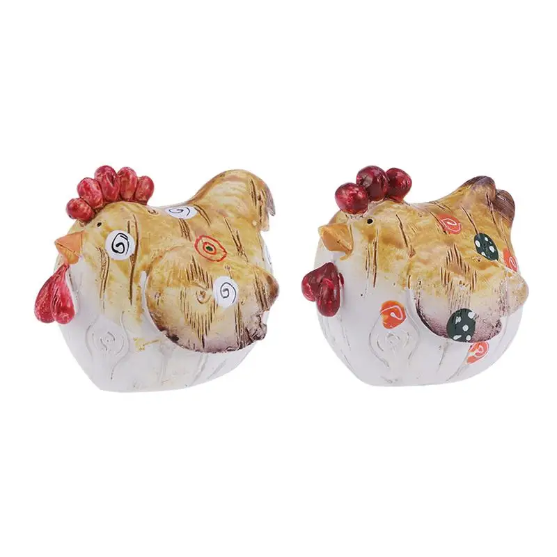 WINOMO 2PCS Resin Chicken Figurines Desktop Decorative Animal Statues for Garden Decoration Micro Landscape Mimiature Ornaments
WINOMO 2PCS Resin Chicken Figurines Desktop Decorative Animal Statues for Garden Decoration Micro Landscape Mimiature Ornaments