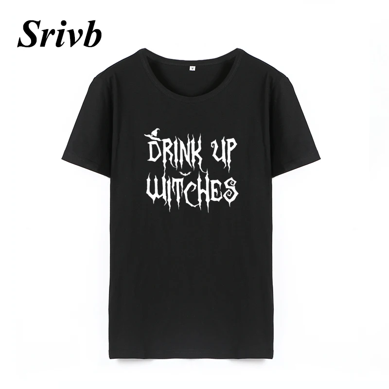 Srivb Drink Up Witches 2018 Summer Women Hip Hop Tee Shirt Femme Plus Size Black White Women T-shirt Loose Cotton T Shirt Women
Srivb Drink Up Witches 2018 Summer Women Hip Hop Tee Shirt Femme Plus Size Black White Women T-shirt Loose Cotton T Shirt Women