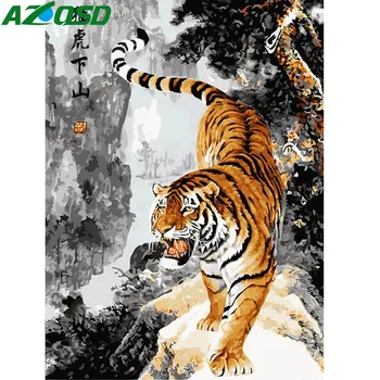 AZQSD DIY Oil Painting By Numbers Tiger Down Hand Painted Canvas Modern Wall Picture Home Decoration Wall Art Animal K476
AZQSD DIY Oil Painting By Numbers Tiger Down Hand Painted Canvas Modern Wall Picture Home Decoration Wall Art Animal K476
