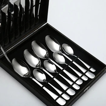 16pcs/Set Stainless Steel Flatware Silverware Tableware Cutlery Set Include Fork Spoon Knife Tea Spoon Home Kitchen Accessories
16pcs/Set Stainless Steel Flatware Silverware Tableware Cutlery Set Include Fork Spoon Knife Tea Spoon Home Kitchen Accessories
