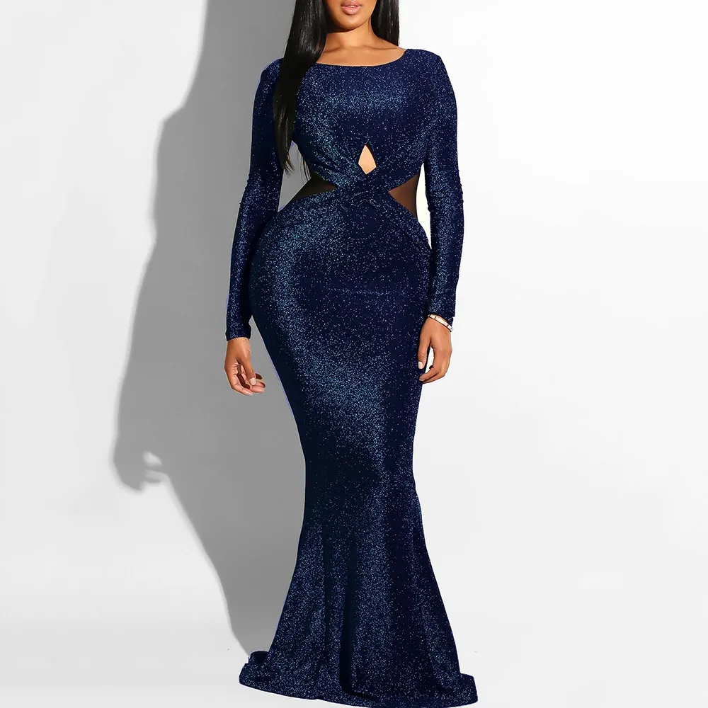 Sequins Sexy Bodycon Long Party Dress Women Long Sleeve Fall Blue Elegant Mermaid Backless Female Green Dinner Designer Dresses
Sequins Sexy Bodycon Long Party Dress Women Long Sleeve Fall Blue Elegant Mermaid Backless Female Green Dinner Designer Dresses