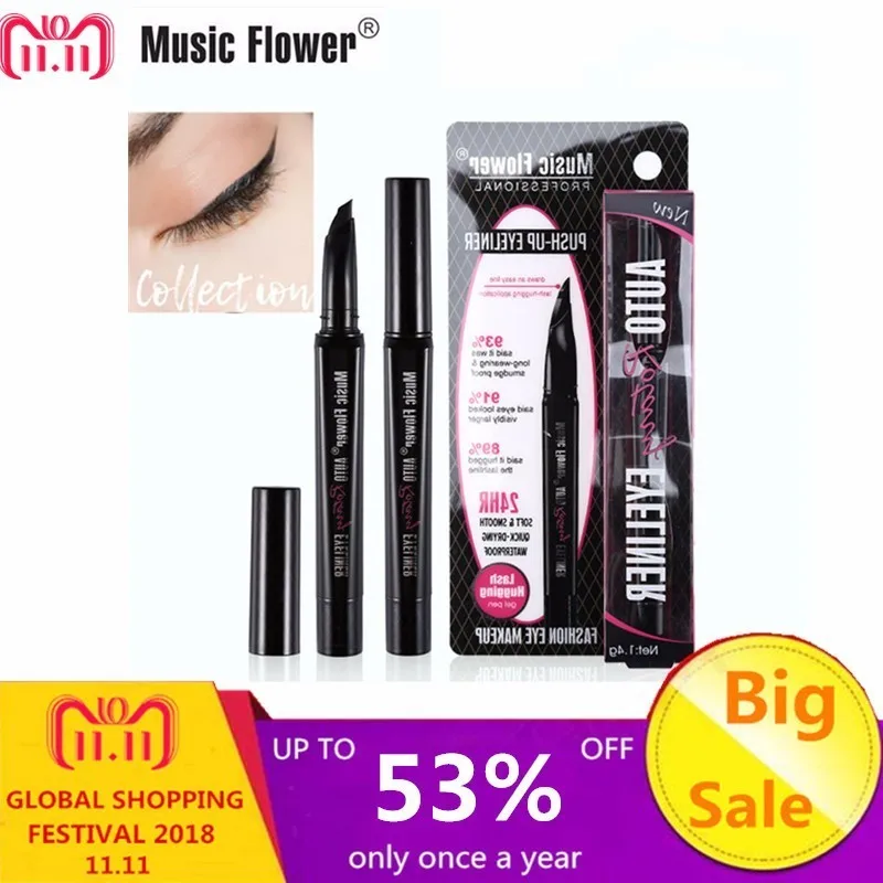 New Auto Rotating Liquid Eyeliner Waterproof Music Flower Eye Makeup Cosmetics Lash Hugging Gel Eye Liner Mark Pen Smudge-proof
New Auto Rotating Liquid Eyeliner Waterproof Music Flower Eye Makeup Cosmetics Lash Hugging Gel Eye Liner Mark Pen Smudge-proof