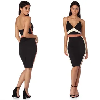 Female Spaghetti Strap Dress Black Orange Slip Knee Length Rayon Bandage Dress Top Quality Homecoming Party Dress
Female Spaghetti Strap Dress Black Orange Slip Knee Length Rayon Bandage Dress Top Quality Homecoming Party Dress